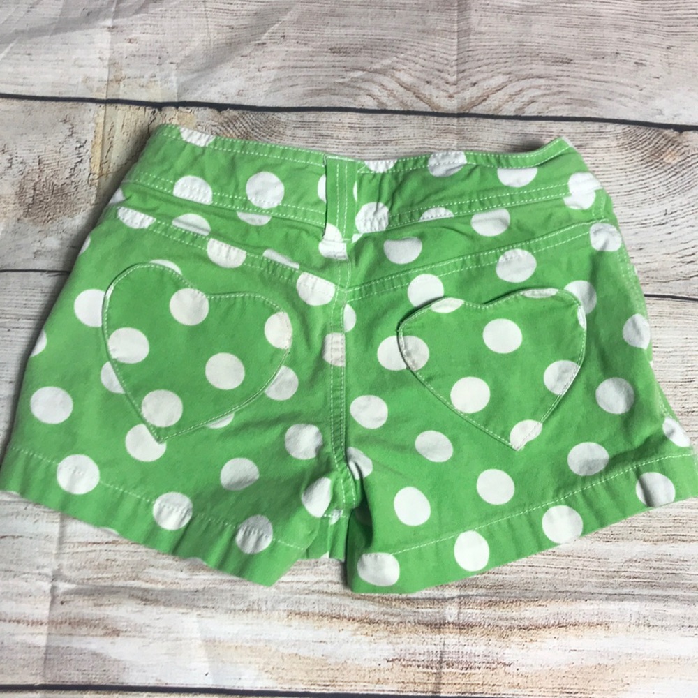 Mini Boden | girls shorts size 7/8 polka dot heart - Picture 2 of 12